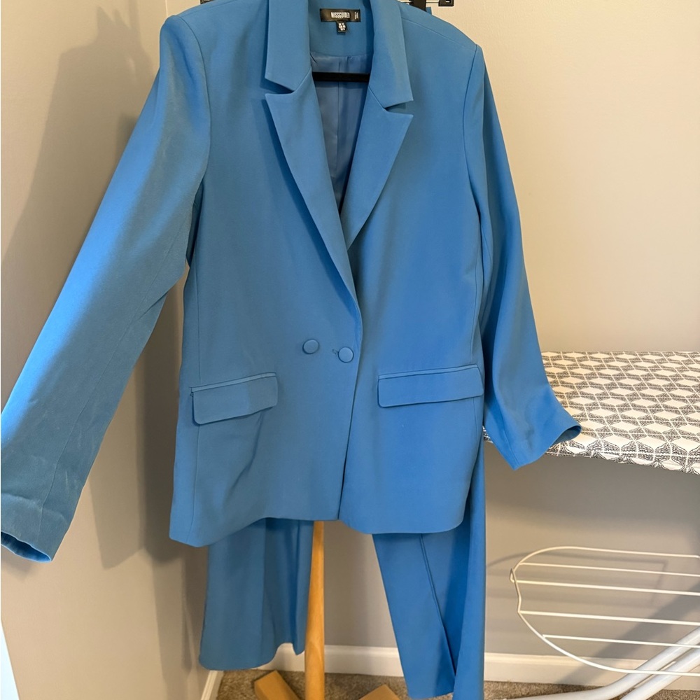 2 piece missguided pant suit set